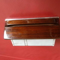 Veneer re-attached to ashtray